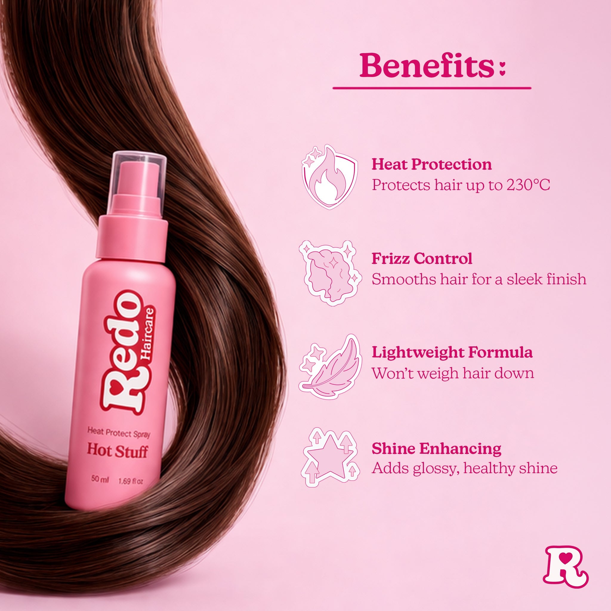 Redo Haircare Hot Stuff Heat Protect Spray 50ml