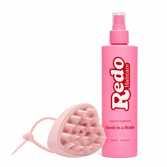 Redo Haircare Genie in a Bottle Miracle Spray 250ml + Scalp Brush Bundle