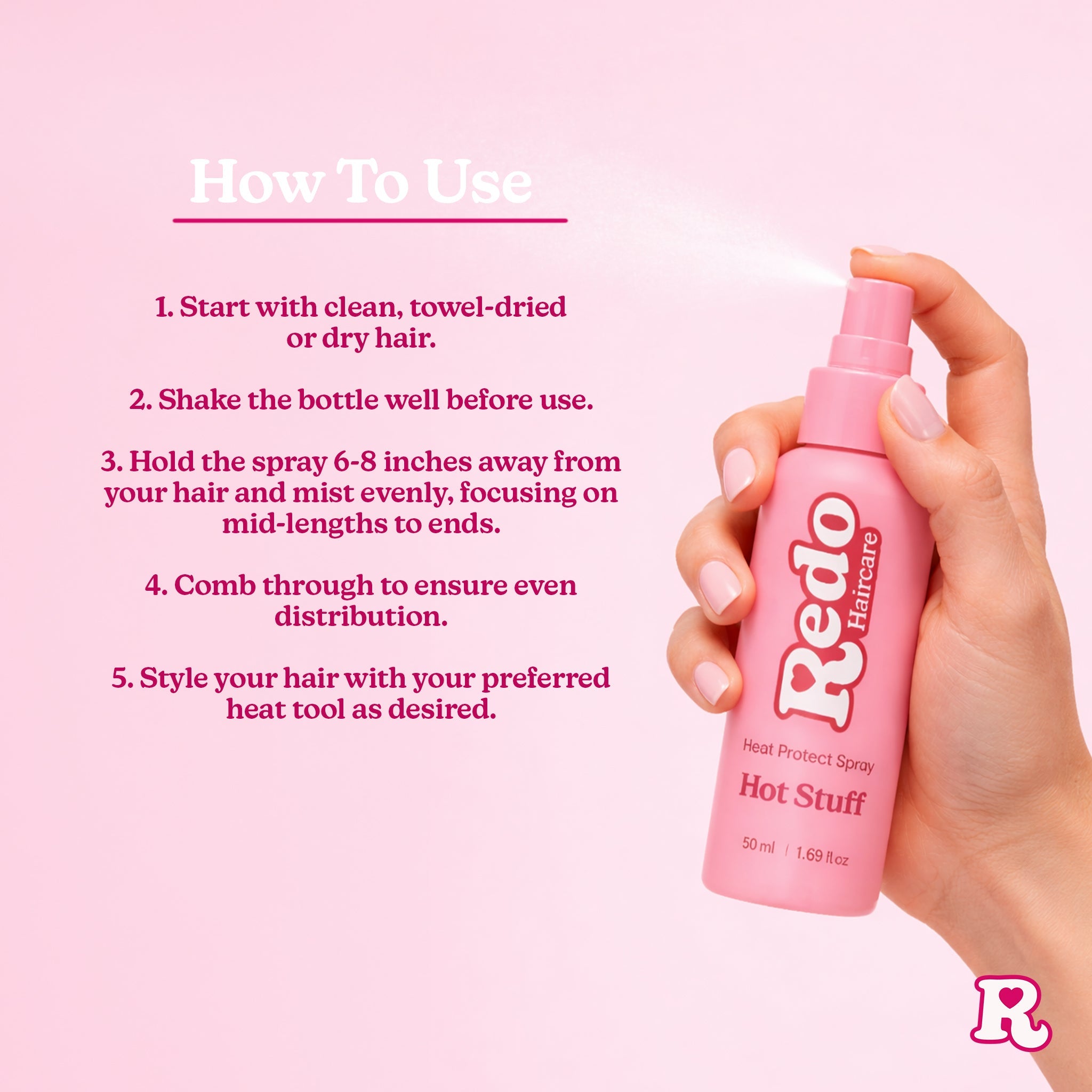 Redo Haircare Hot Stuff Heat Protect Spray 50ml